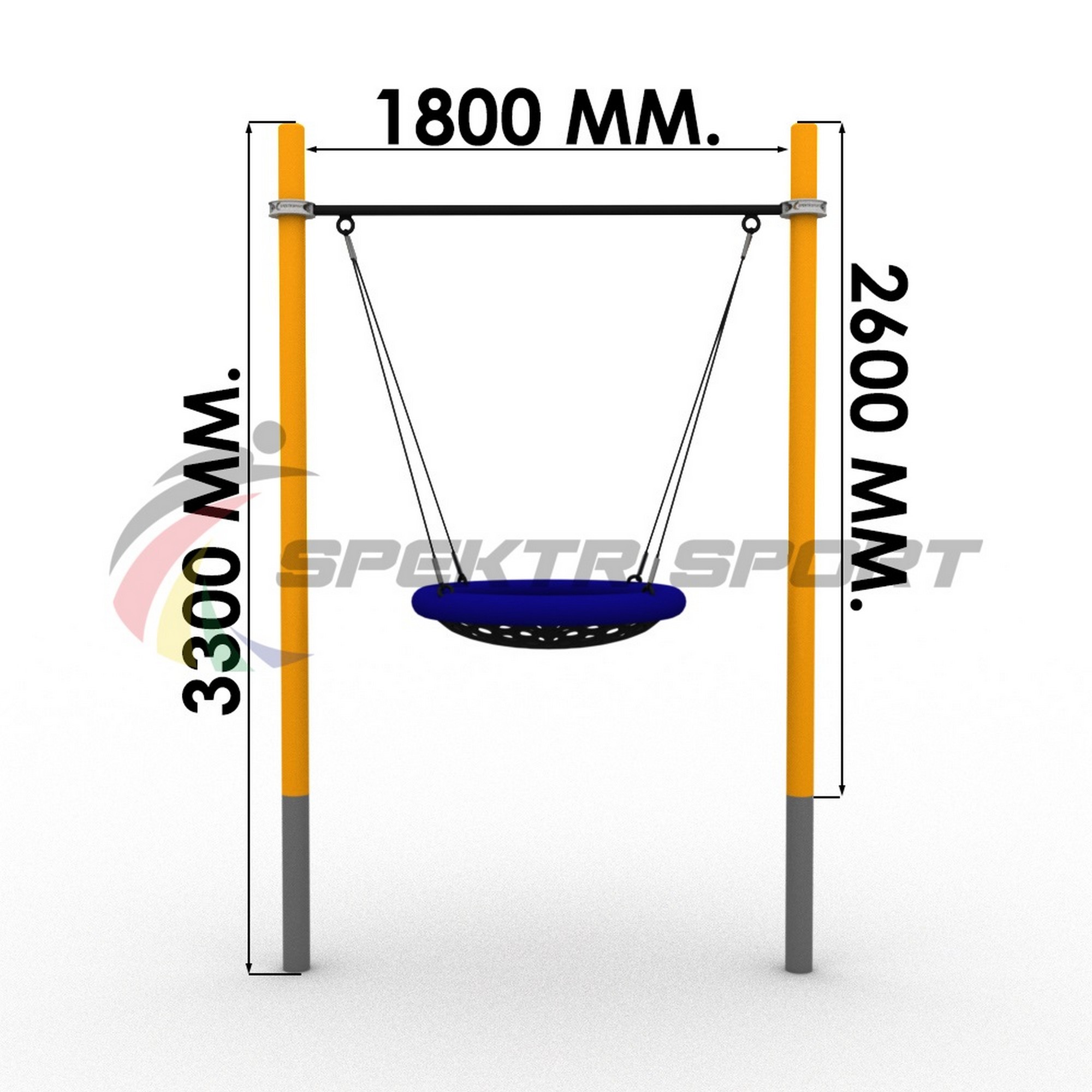Качели Гнездо для площадок воркаут  SP WRK-66_76mm