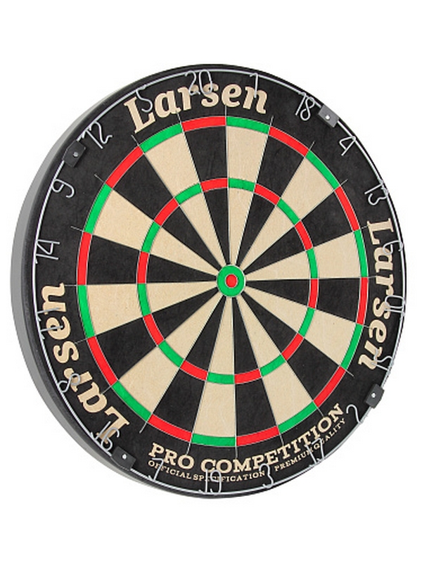 Мишень для игры в дартс, турнирная, сизаль, d45см Larsen Pro DG51001