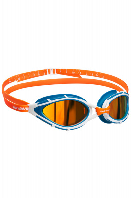 Очки для триатлона Mad Wave Trilogy rainbow polarized M0484 03 0 07W Оранжевый