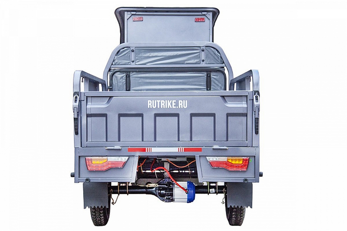Грузовой электротрицикл RuTrike Глобус 1500 60V/1000W 023370-2574 серый