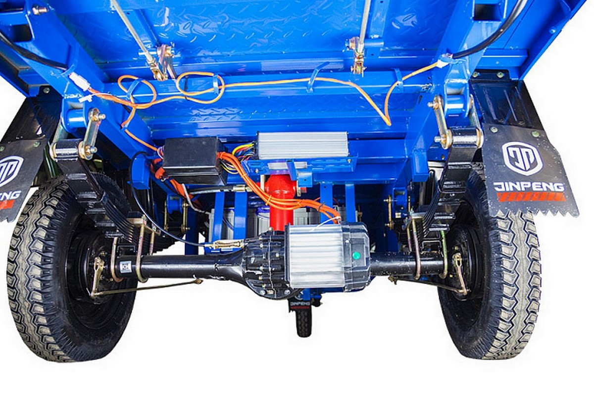 Грузовой электрический трицикл RuTrike D5 1700 гидравлика (60V1200W) 024732-2798 темно-зеленый