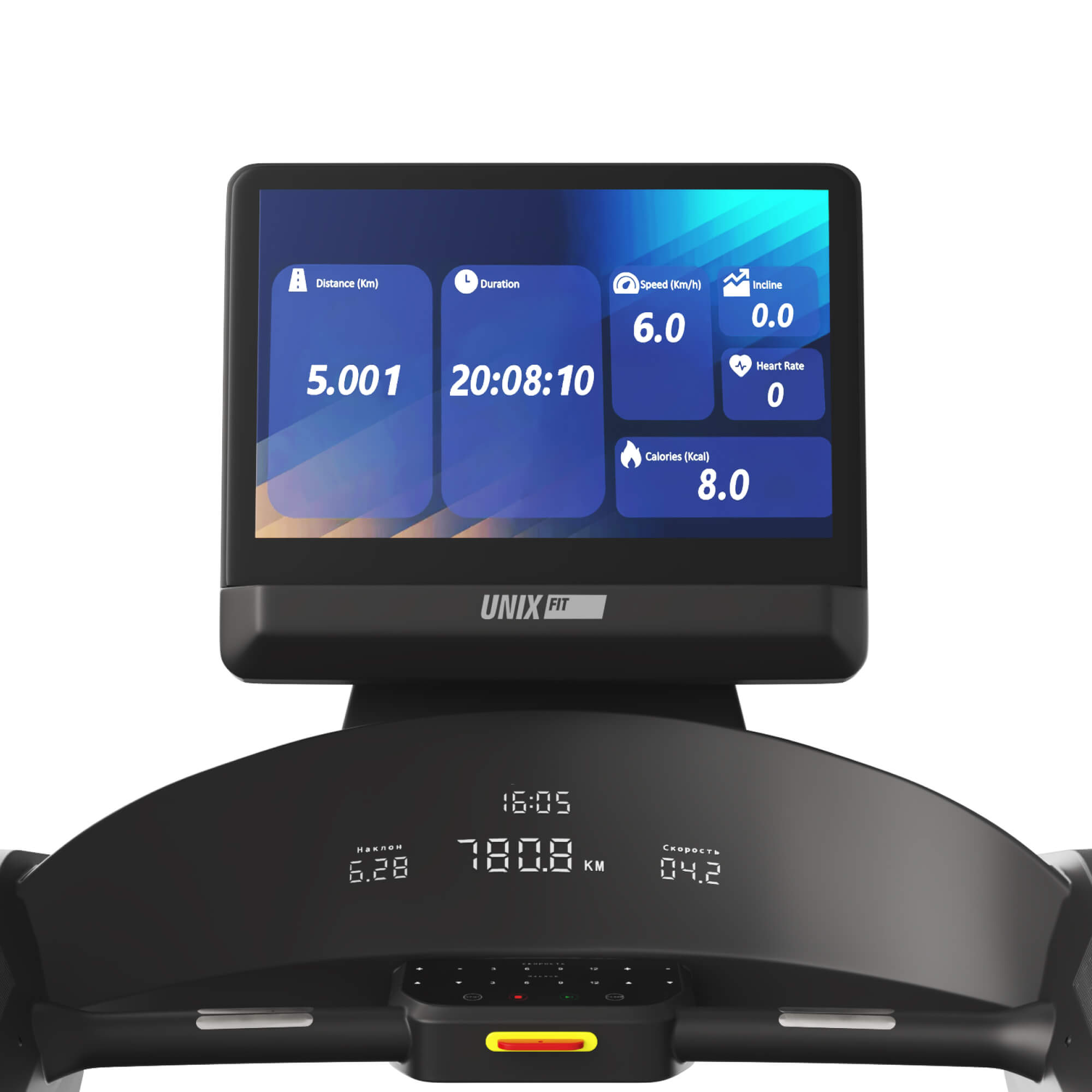 Беговая дорожка T-1350 PRO (25" TFT) UnixFit TDT1350PRO25