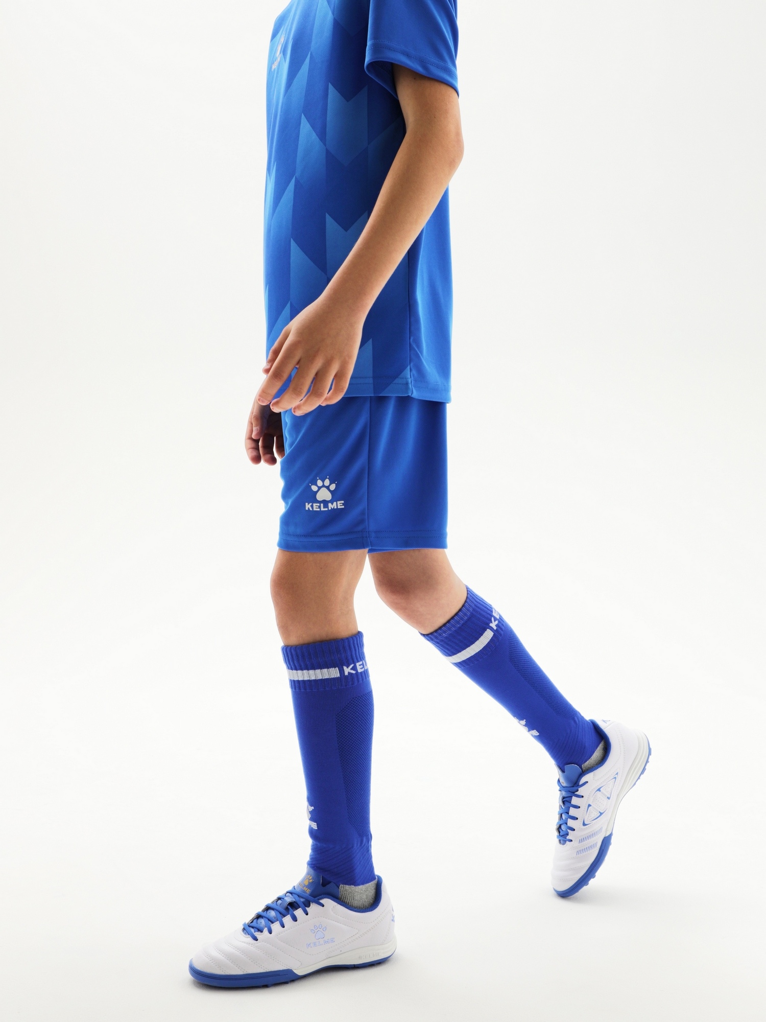 Детская футбольная форма Kelme Short-Sleeved Football Suit 8251ZB3003-481 Blue