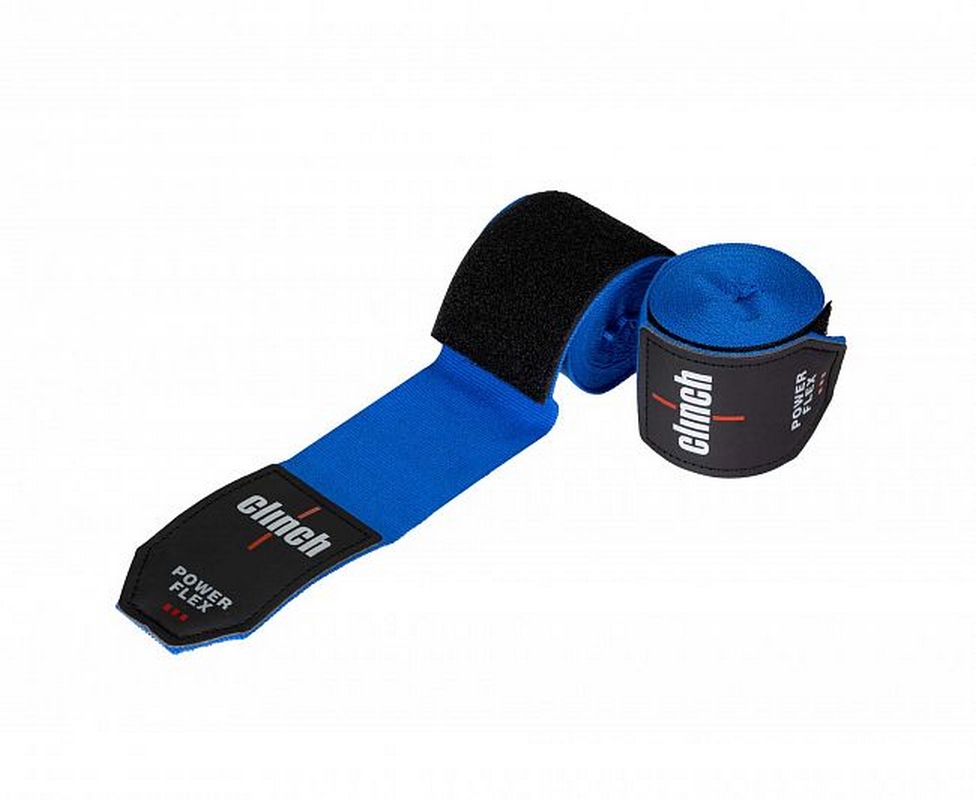 Бинты боксерские 255см Clinch Boxing Hand Wrap Power Flex C239 синий длина 2.55 м
