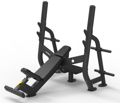 Олимпийская скамья для жима под углом SPIRIT SP-4210 | Premium Fitness