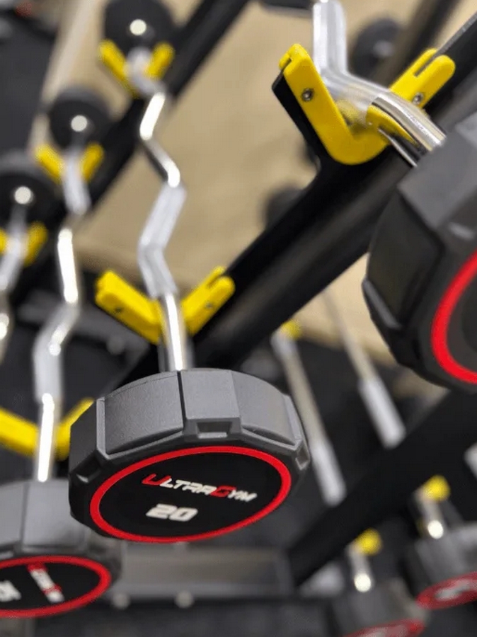 Комплект изогнутых штанг от 10 до 30 кг UltraGym UG3005A