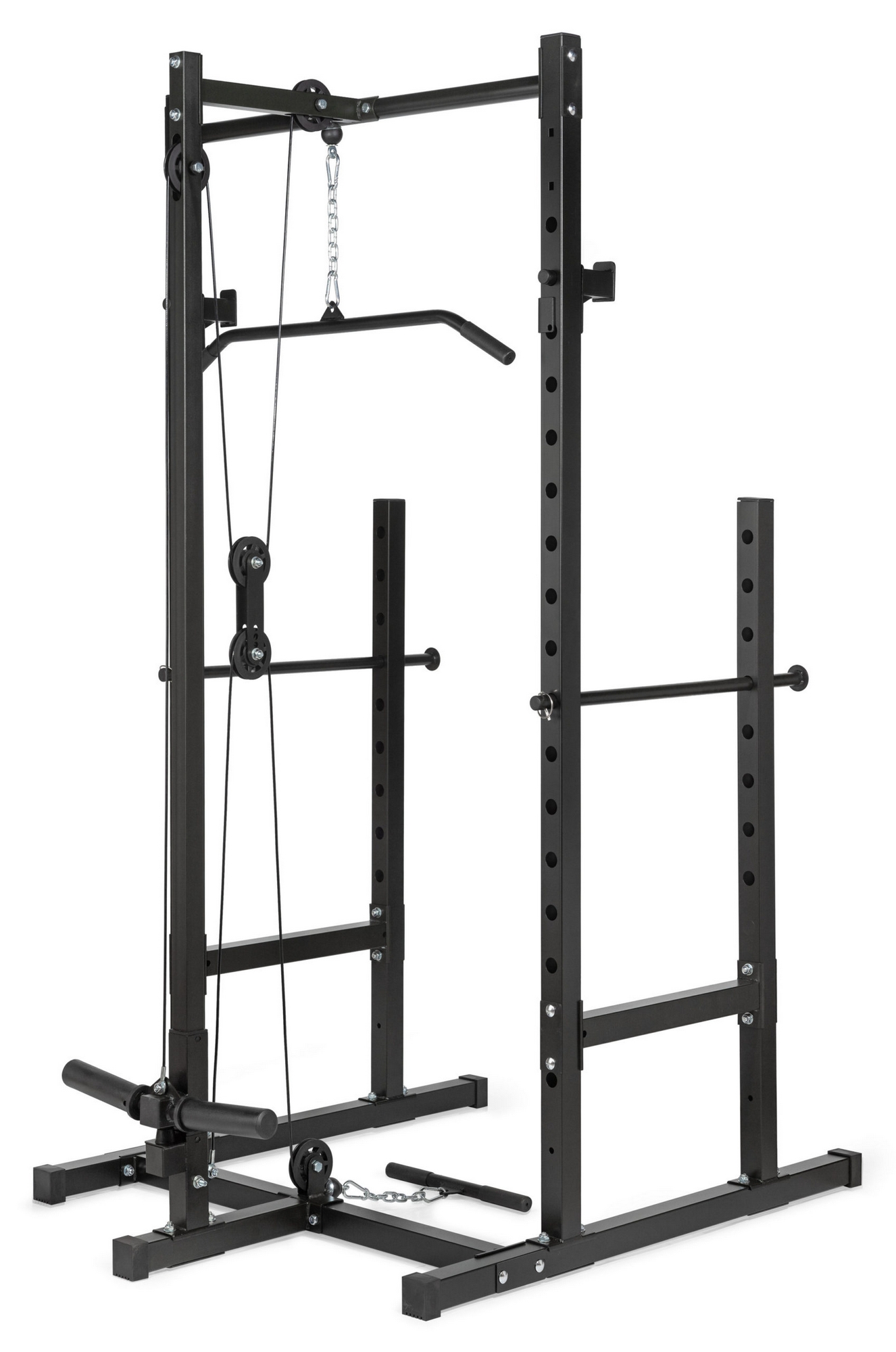 Стойка для полуприседаний с верхним и нижним блоком VictoryFit VF-B2017 | Premium Fitness