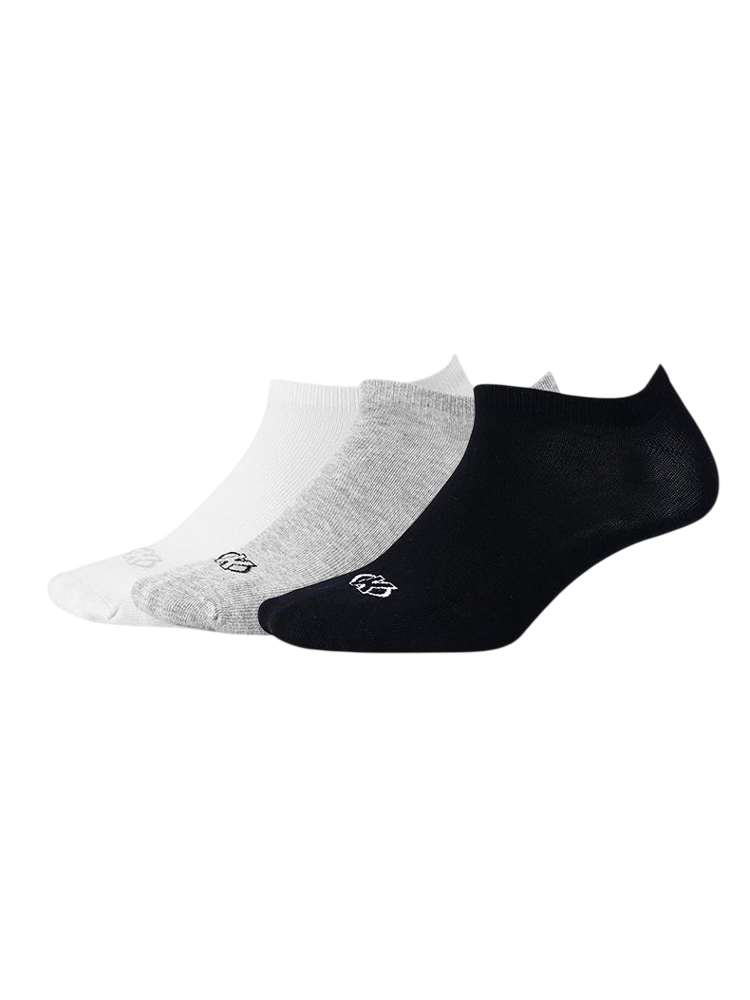 Носки Kelme Men's Boat Socks (Three Pairs) WZ60201005-015 Grey\Black