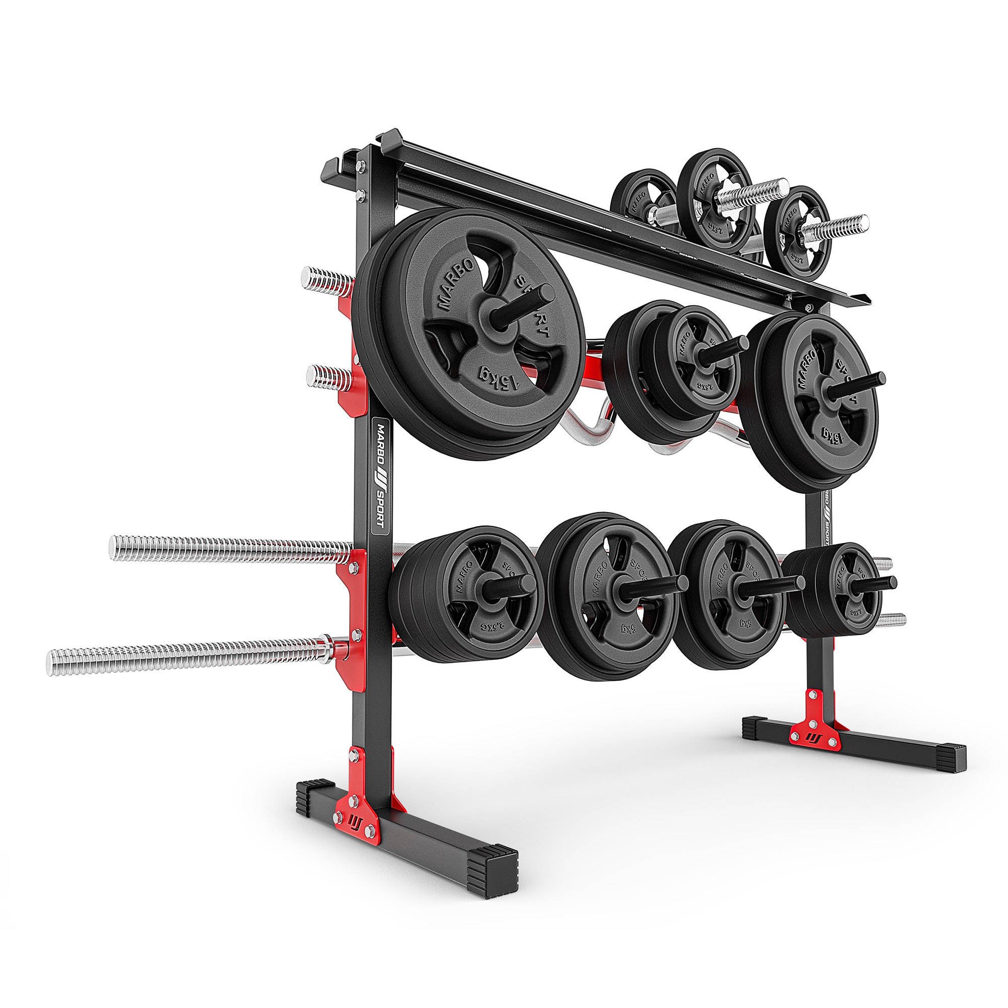 Стойки для дисков , гантелей и грифов Marbo MH-S209 | Premium Fitness