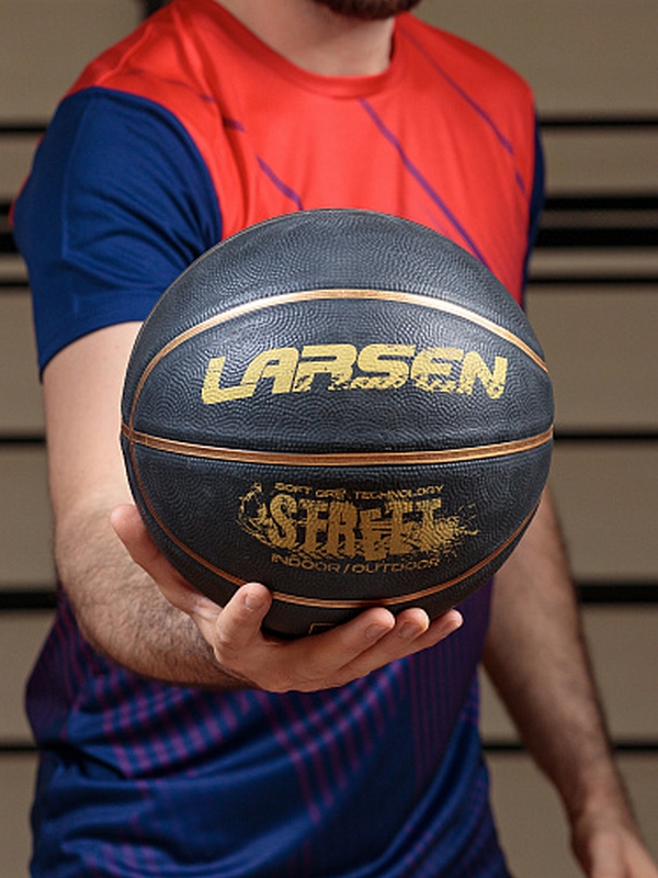 Мяч баскетбольный Larsen Street Gold р.7