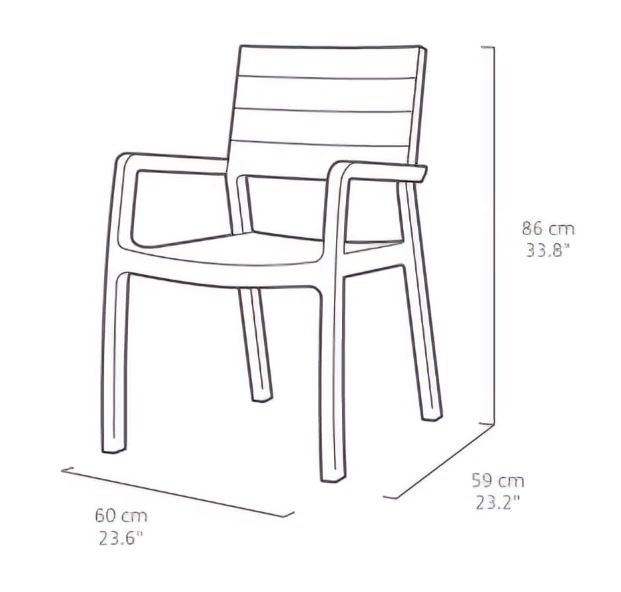 Стул с подлокотниками Гармония, белый-капучино Harmony armchair