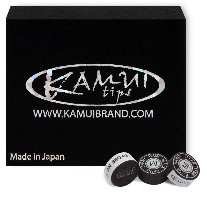 Наклейка для кия Kamui Snooker Black d11мм Medium 1шт 05329