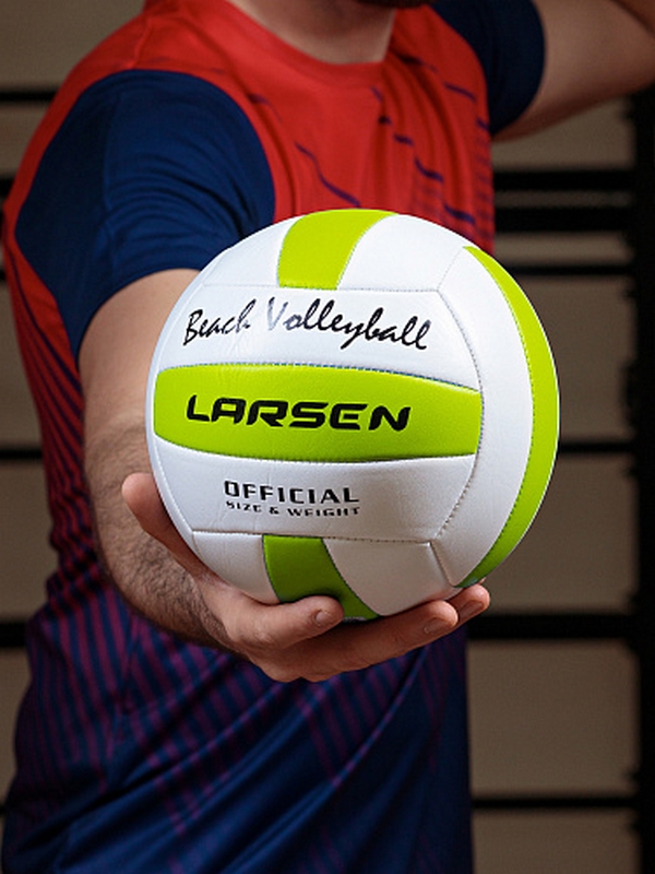 Мяч волейбольный пляжный Larsen Beach Volleyball Green р.5