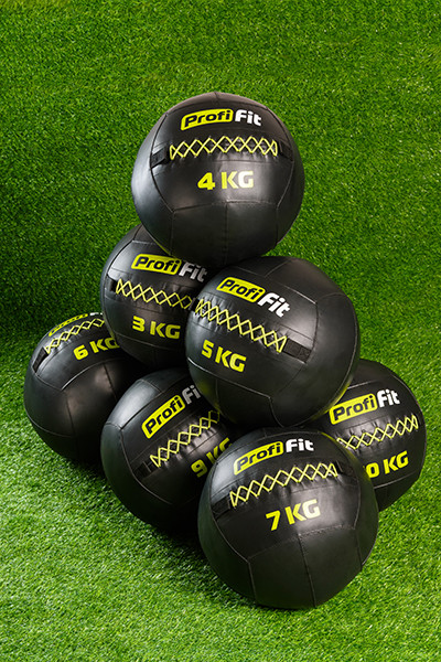 Медицинбол набивной (Wallball) Profi-Fit 8 кг