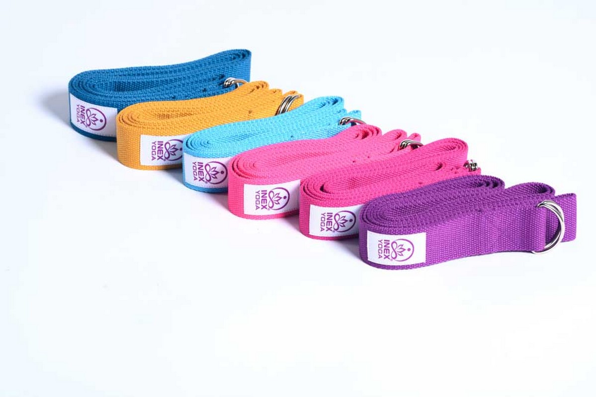 Ремень для йоги Inex Stretch Strap YSTRAP-651\24-BL-00 синий