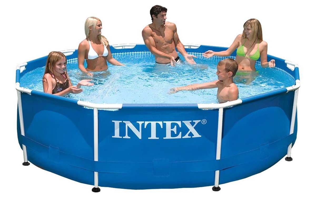 Каркасный бассейн круглый 305х76см Intex Metal Frame 28200