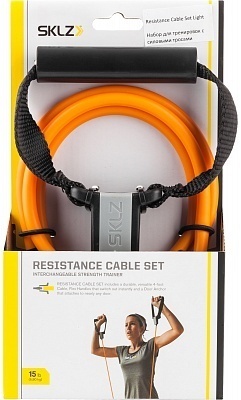 Набор для тренировок с силовыми тросами SKLZ Resistance cable set RESC15-LGT