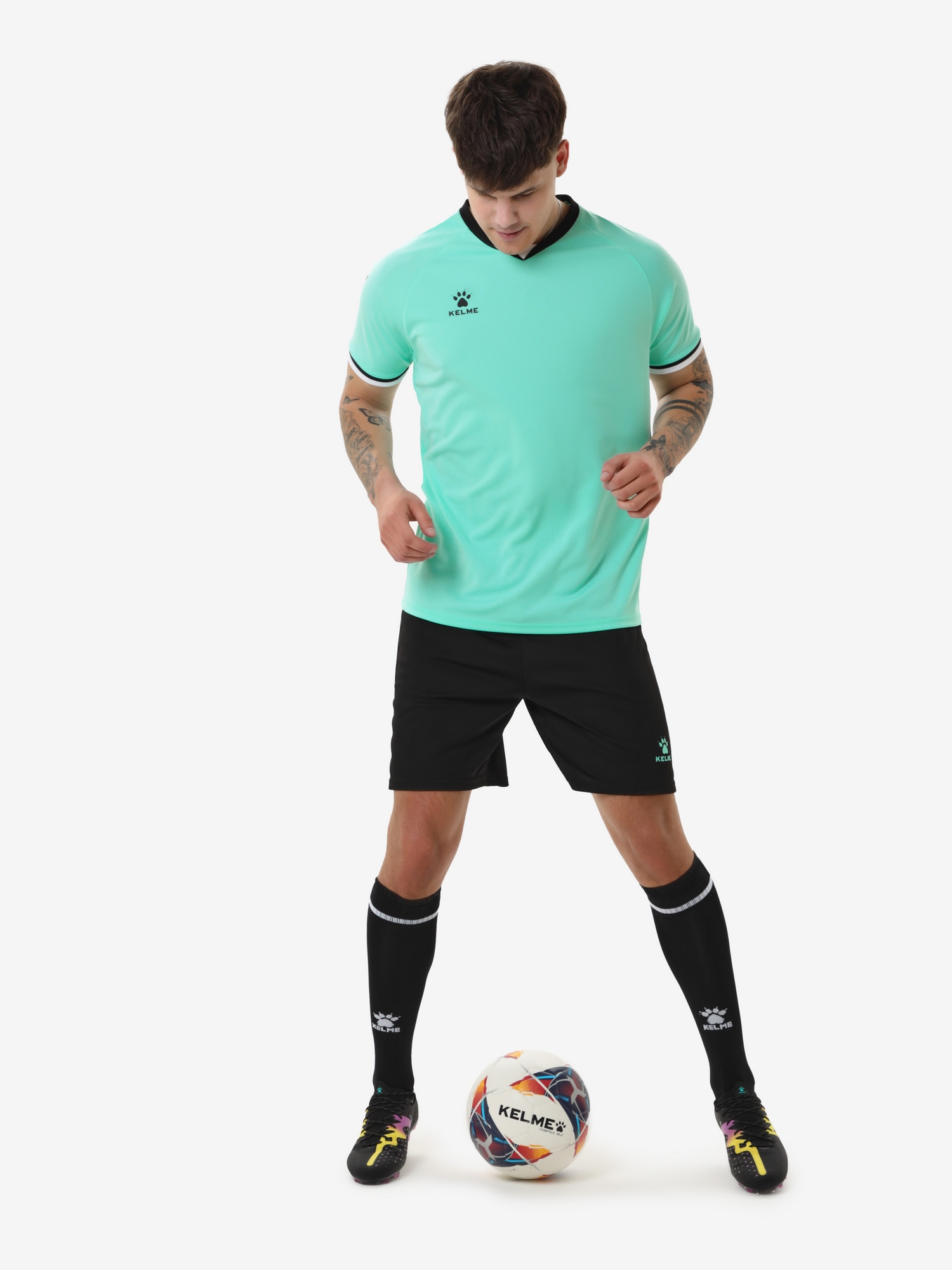 Футбольная форма Kelme Football Uniform Set 8551ZB11084-305 Teal
