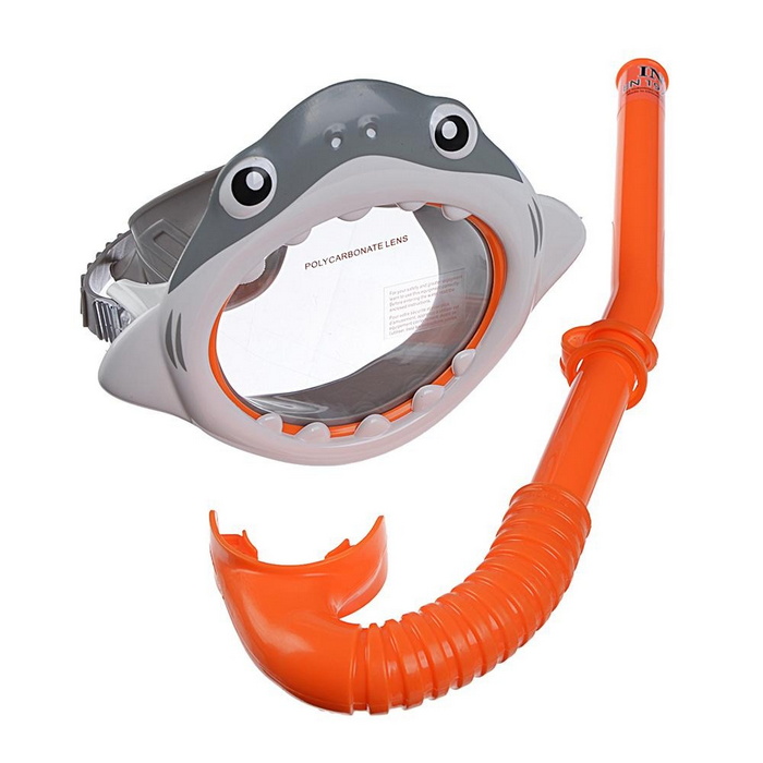 Набор маска с трубкой Intex Shark Fun 55944