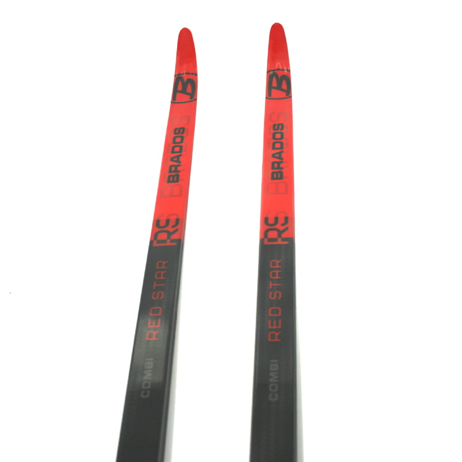 Лыжи гоночные STC RS BRADOS COMBI RED STAR JR