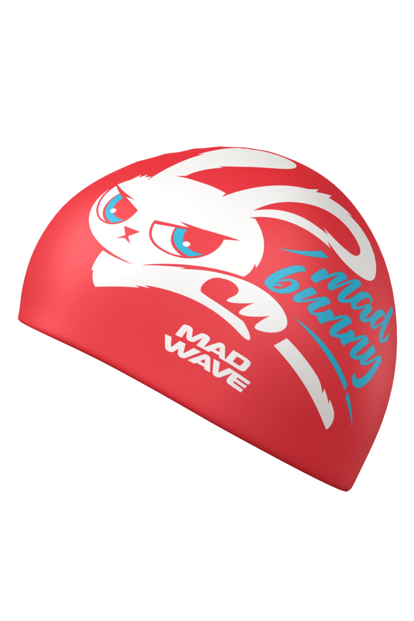 Юниорская силиконовая шапочка Mad Wave Bunny M0574 15 0 00W Красный