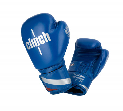 Перчатки боксерские Clinch Olimp Plus C155 синий