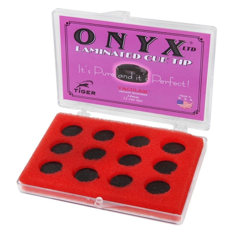 Наклейка для кия Tiger Onyx Ltd d13мм Мedium 1шт 07559