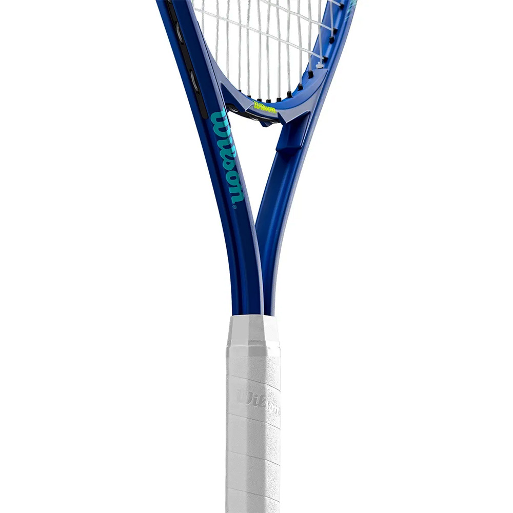 Ракетка для большого тенниса,для любитерей, алюминий, со струнами Wilson Impact Gr3 WR198910U3 сине-салатовый