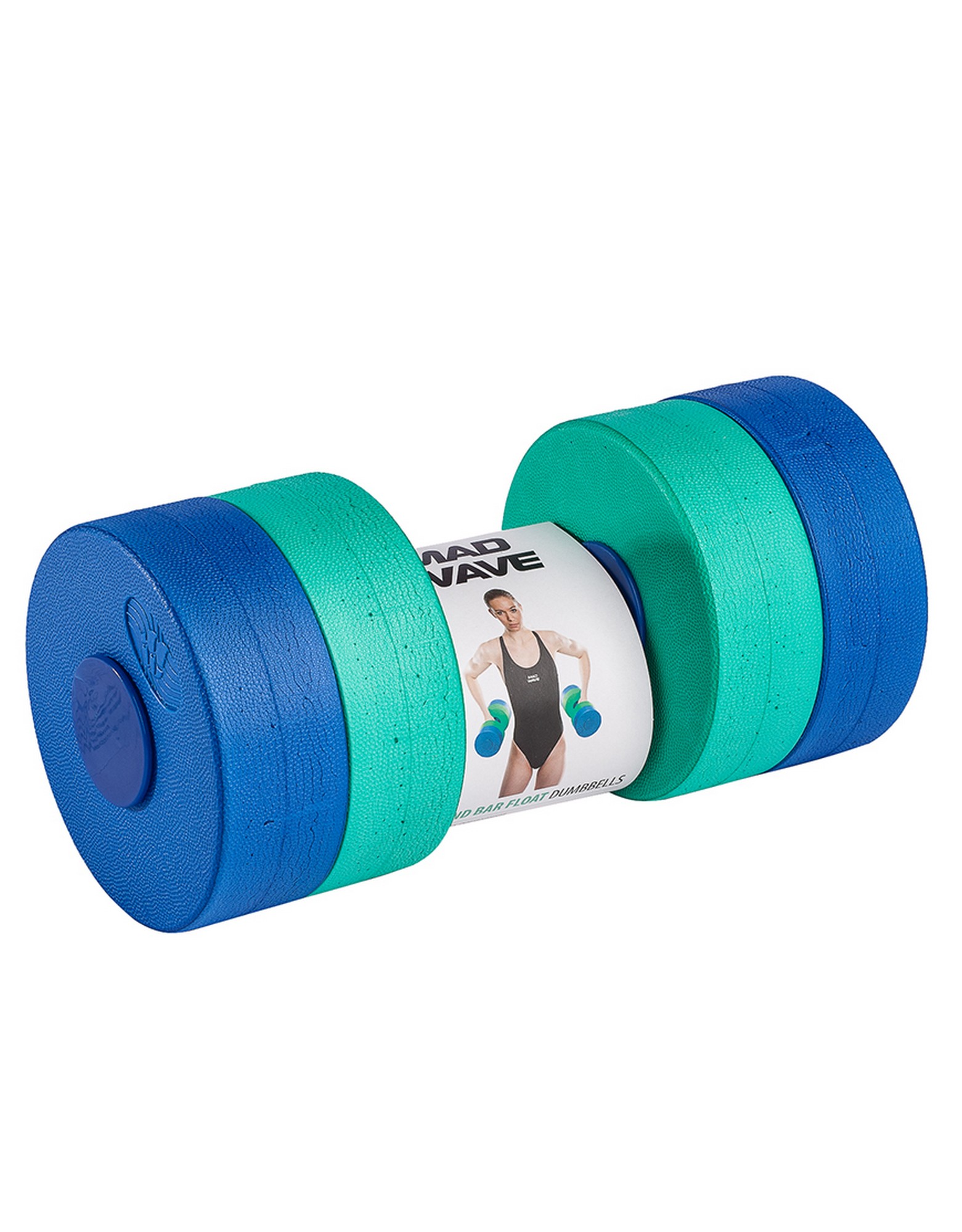 Аквагантели Mad Wave Dumbbells Round Bar Float, 1 pcs M0825 02 0 03W