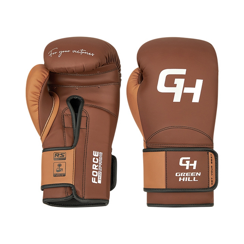 Боксерские перчатки Green Hill Force SPARRING CNBGKS-770 Коричнево-табачный