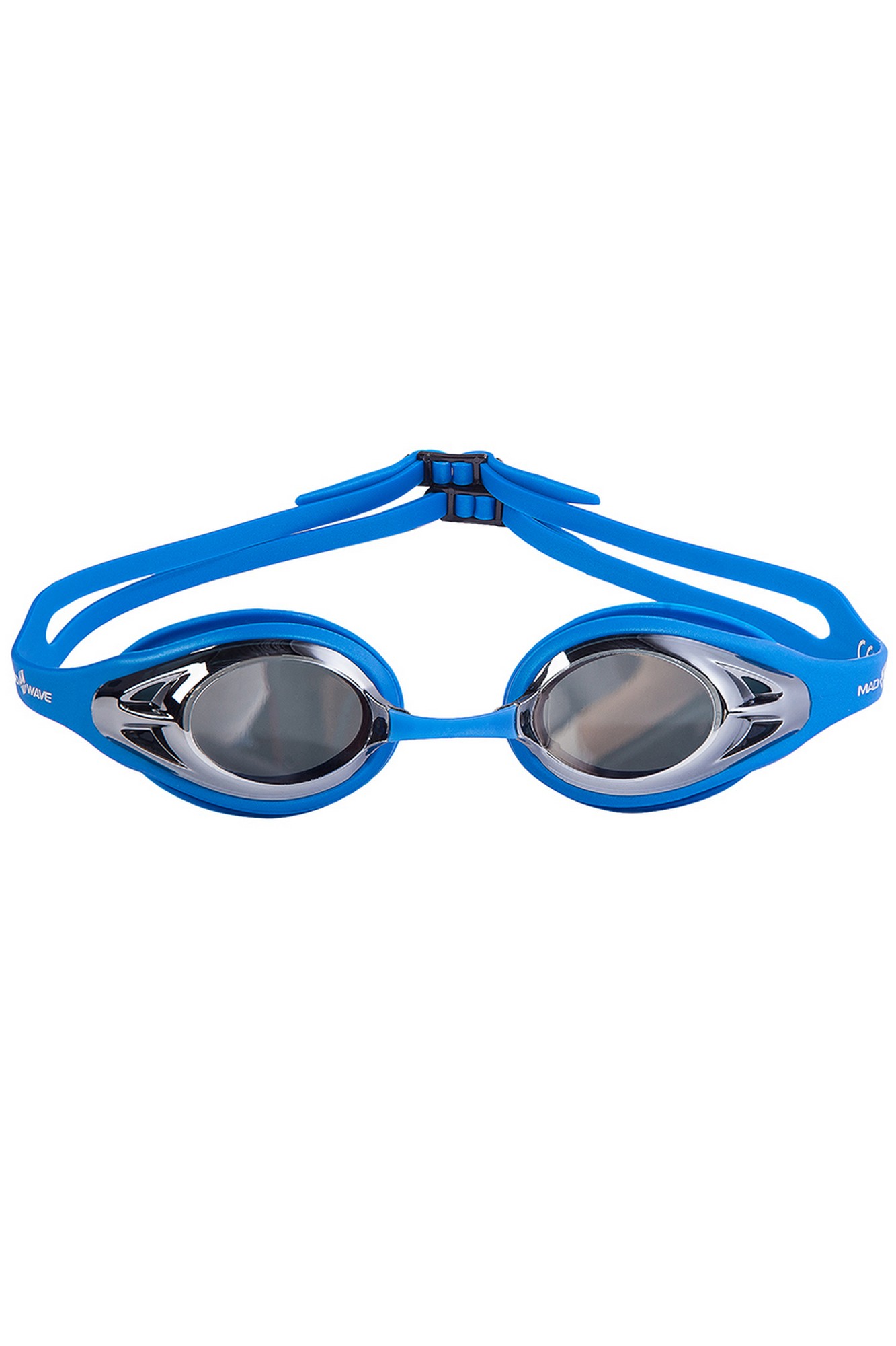 Очки для плавания Mad Wave Alligator Mirror M0427 14 0 03W синий
