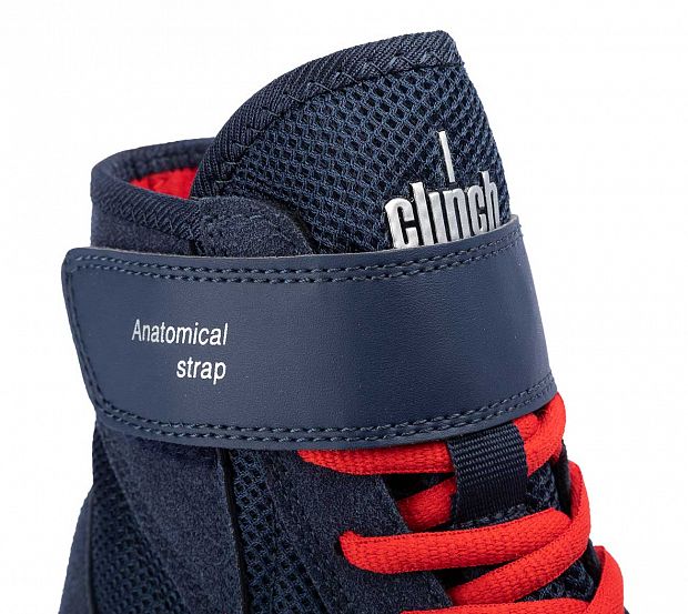 Борцовки Clinch Grip сине-красные C420
