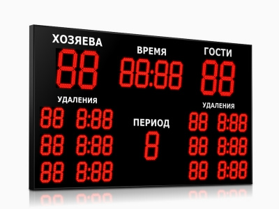 Табло для хоккея Импульс 735-D35x4-D27x5-L6xD18x5
