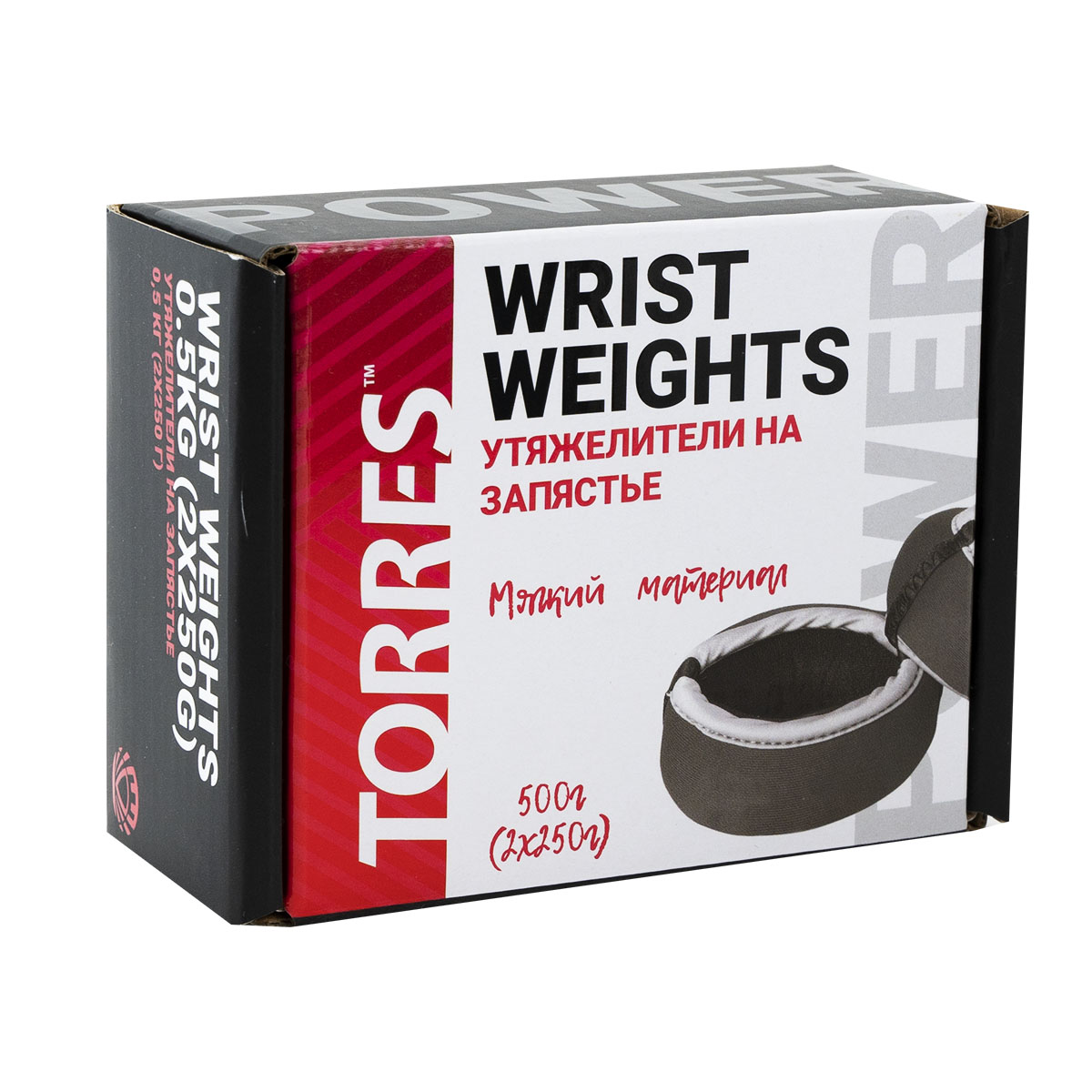 Утяжелители на запястье (2штх250г) Torres PL607605