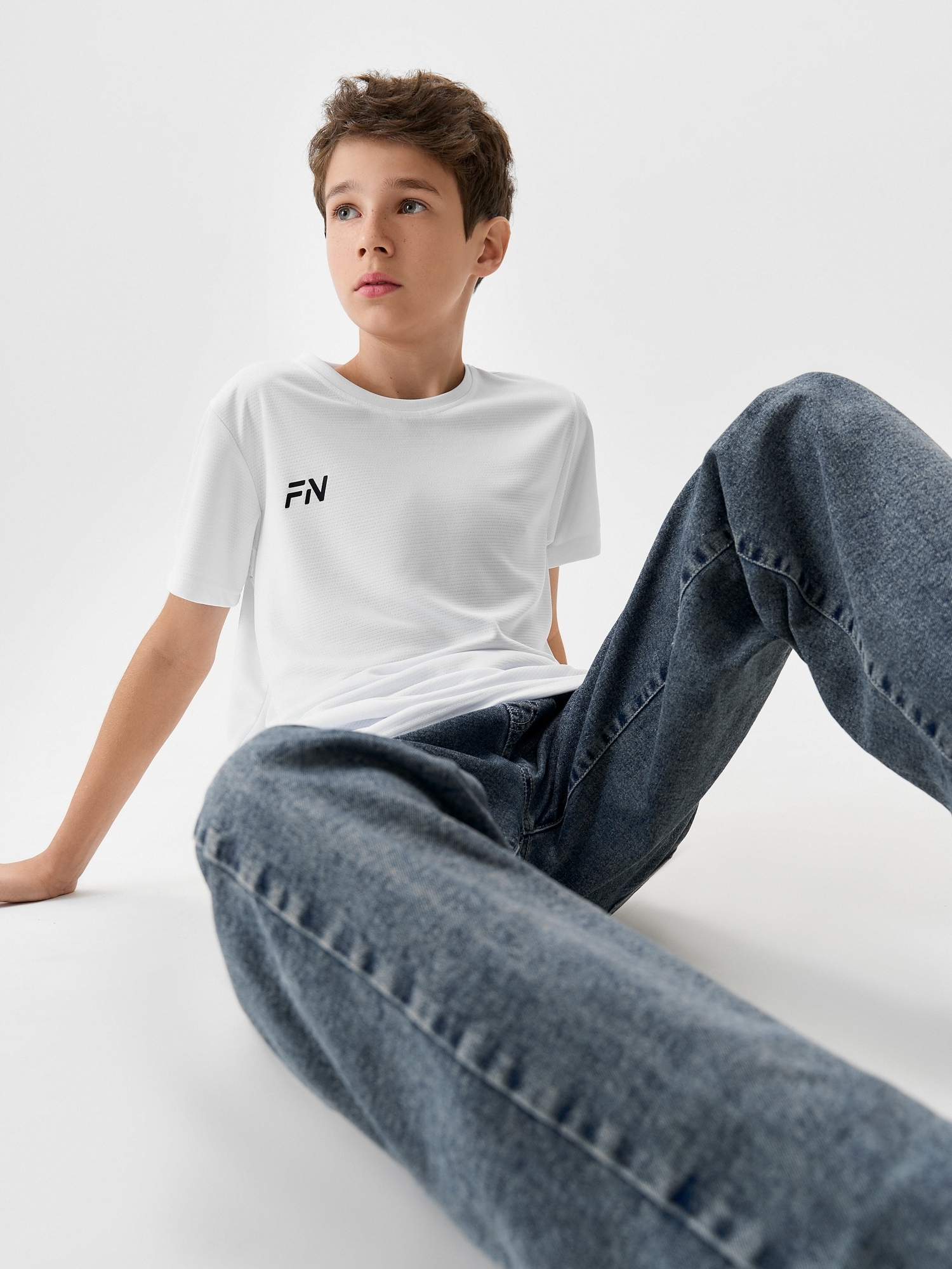 Детская футболка FN T-Shirt Kid KFN4011001-100 White