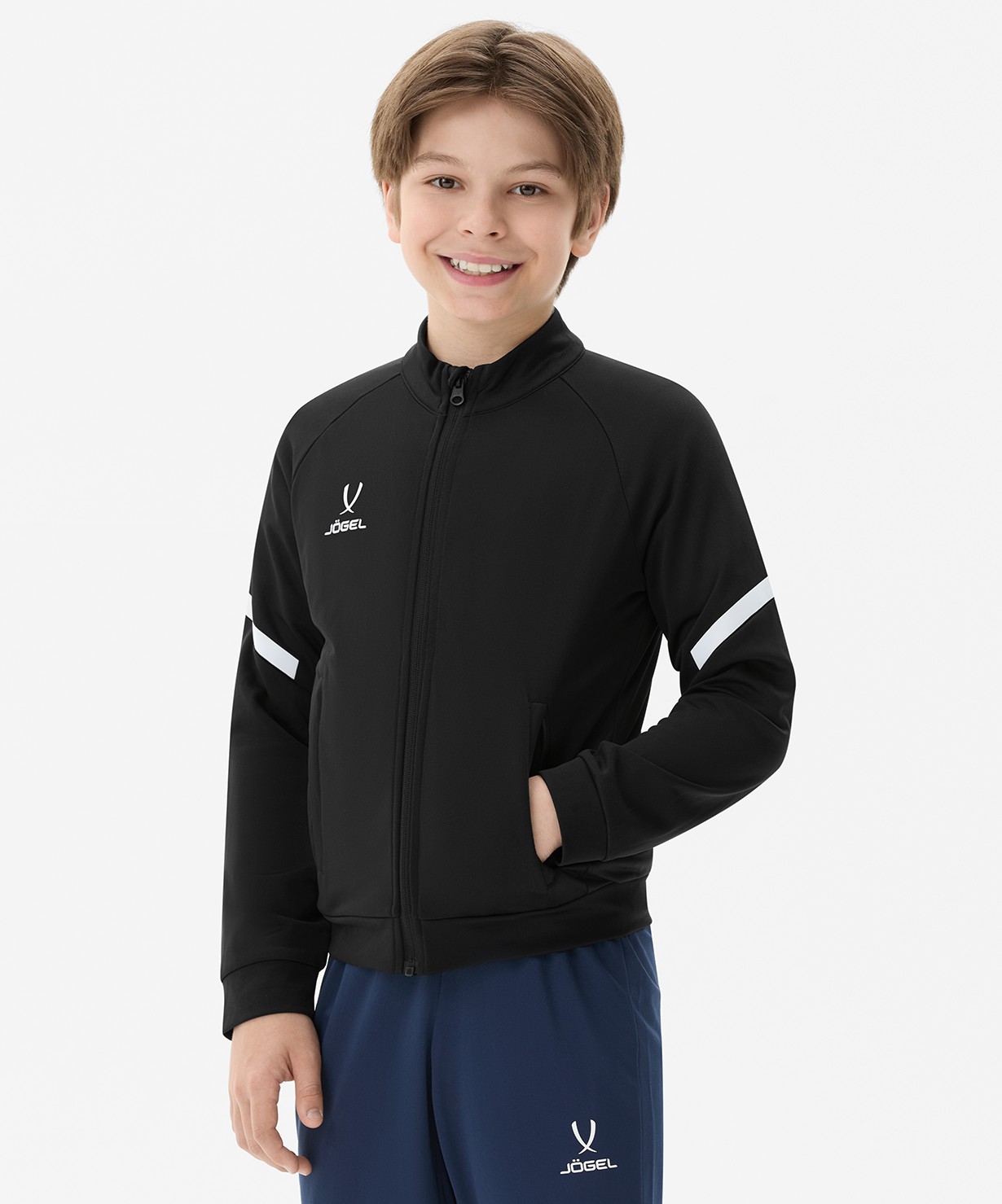 Олимпийка Jogel CAMP 2 Track Jacket, черный, детский