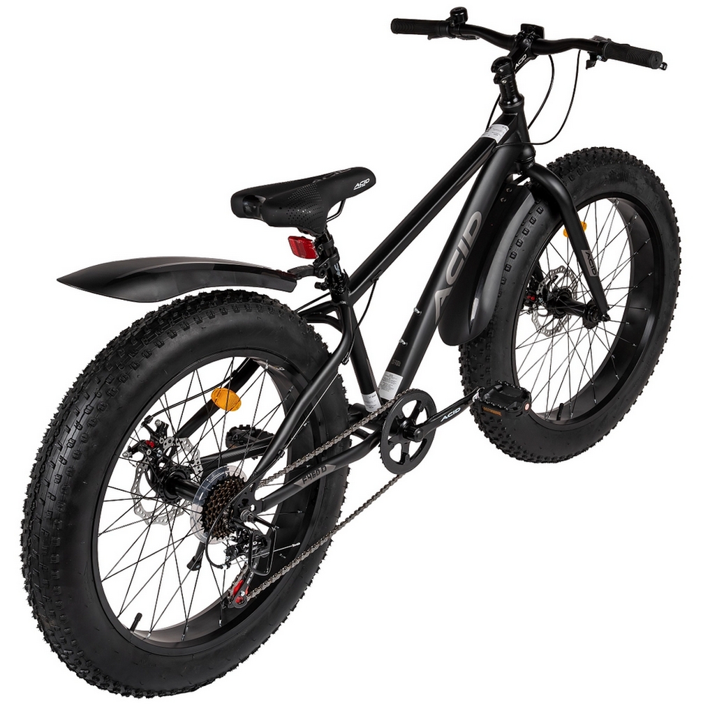 Велосипед 24" Acid F 460 D 2026 056349 Black Flat\Dark Gray