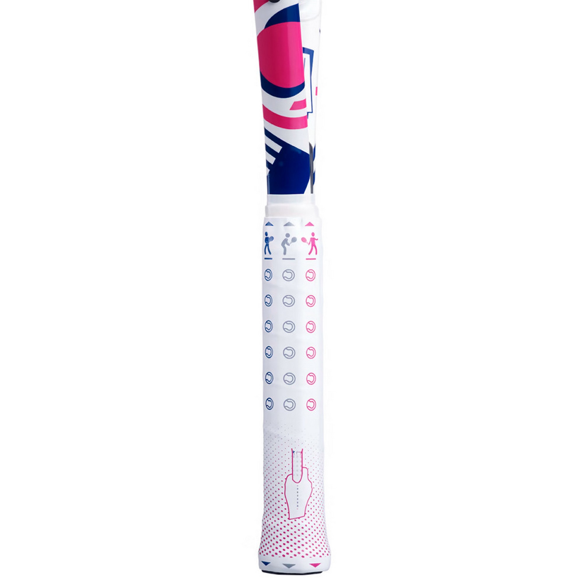 Ракетка для большого тенниса детская 7-9 лет Babolat B`FLY 23 Gr000 140486 бело-розовый