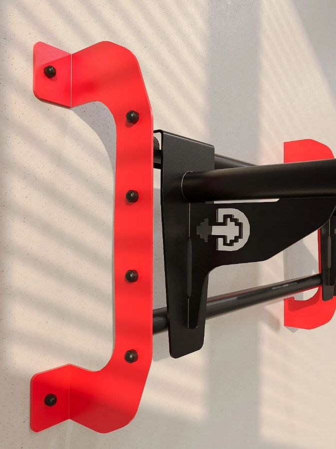 Брусья настенные регулируемые Domsen Ds55 RED