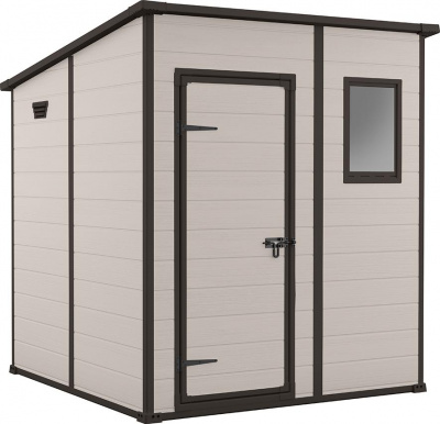 Сарай "Манор Пентхаус 6x6" (175x175 см), бежевый Manor