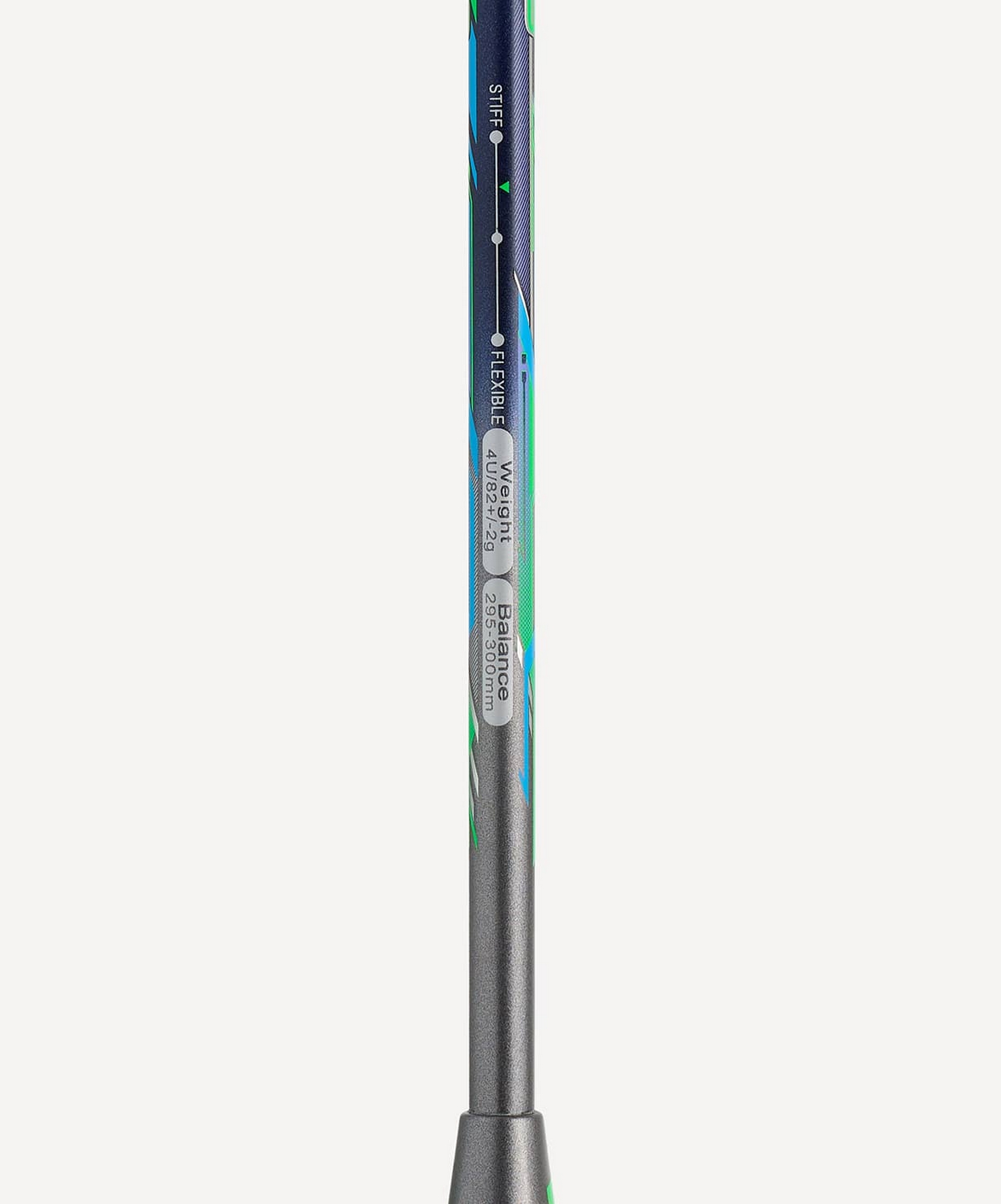 Ракетка для бадминтона Wish Carbon Pro 98, серый\зеленый