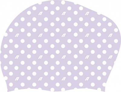 Шапочка для плавания Atemi long hair cap Point violet TLH1PV принт