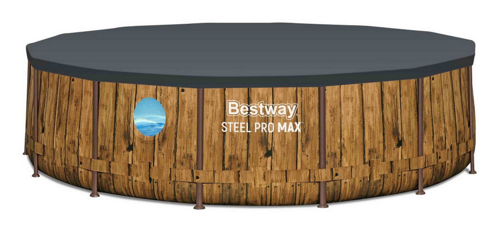 Каркасный бассейн 427х107см, фильтр-насос, лестница, тент Bestway Splashview Pool 561JM