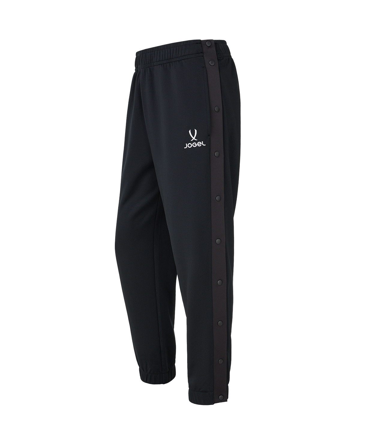Брюки спортивные Jogel DIVISION Side Button Pants, черный\темно-серый