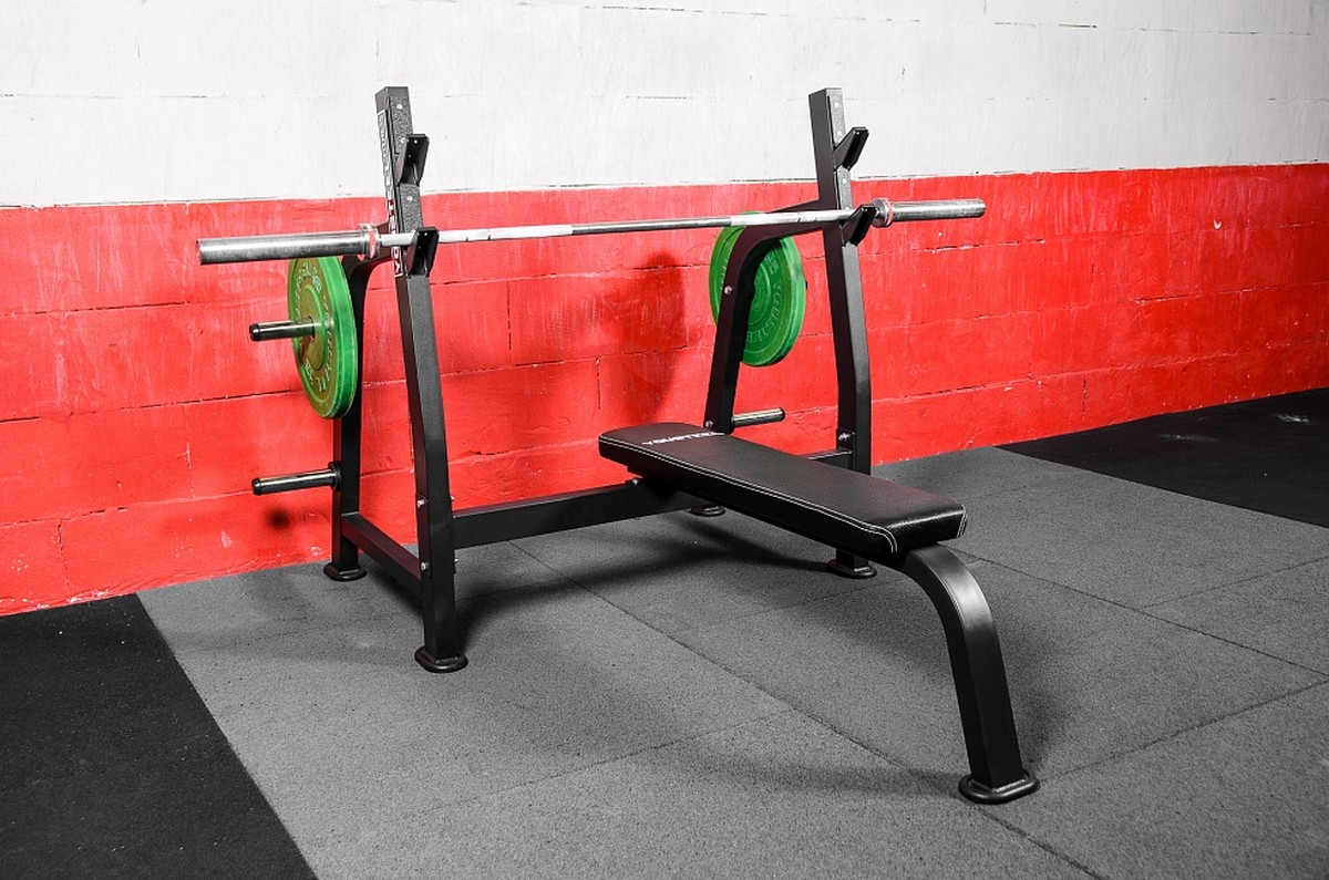 Олимпийская горизонтальная скамья для жима YouSteel F-302 | Premium Fitness