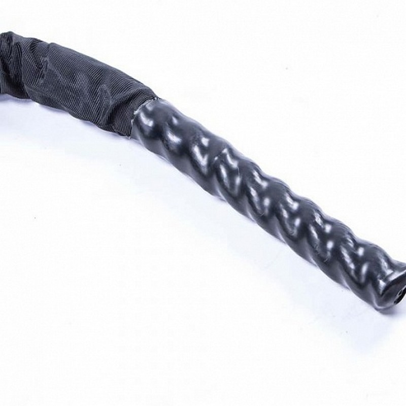 Канат тренировочный в рукаве Live Pro Covered Battle Rope LP8172-M1 3,8 см х 12 м, черный\синий