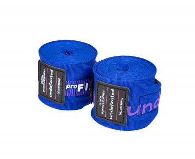 Бинты боксерские, длина 4,5 м Clinch Boxing Hand Wrap Undefeated C240 темно-синий