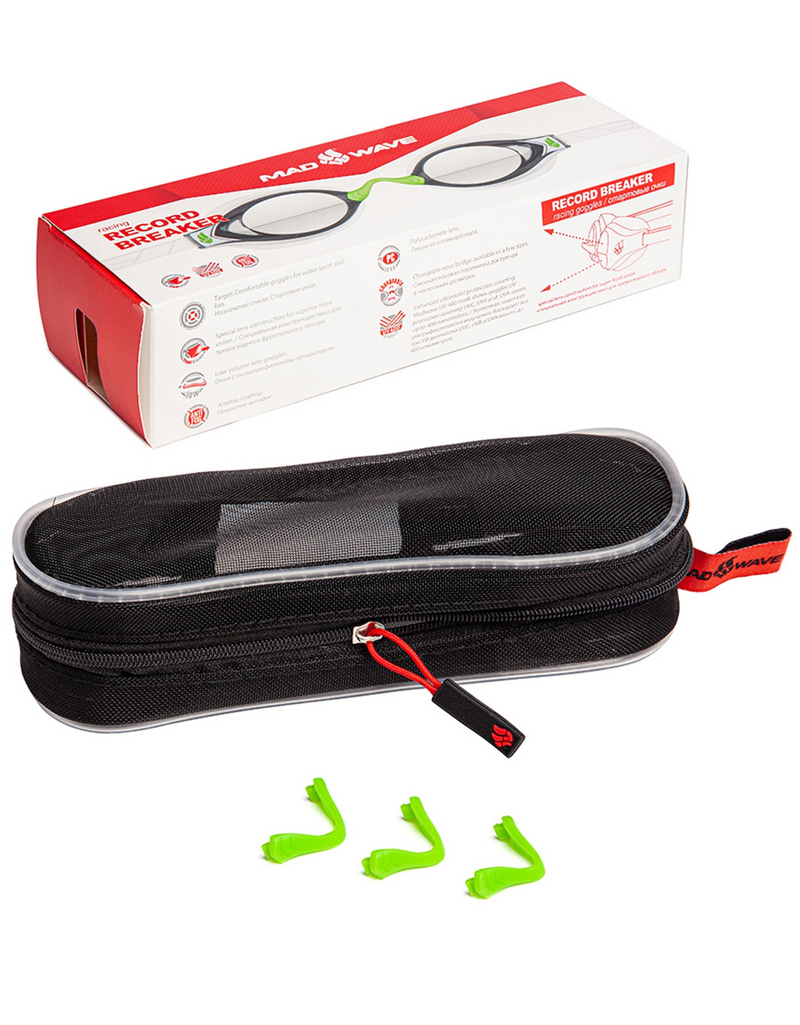 Стартовые очки Mad Wave Record breaker Mirror M0454 02 0 02W