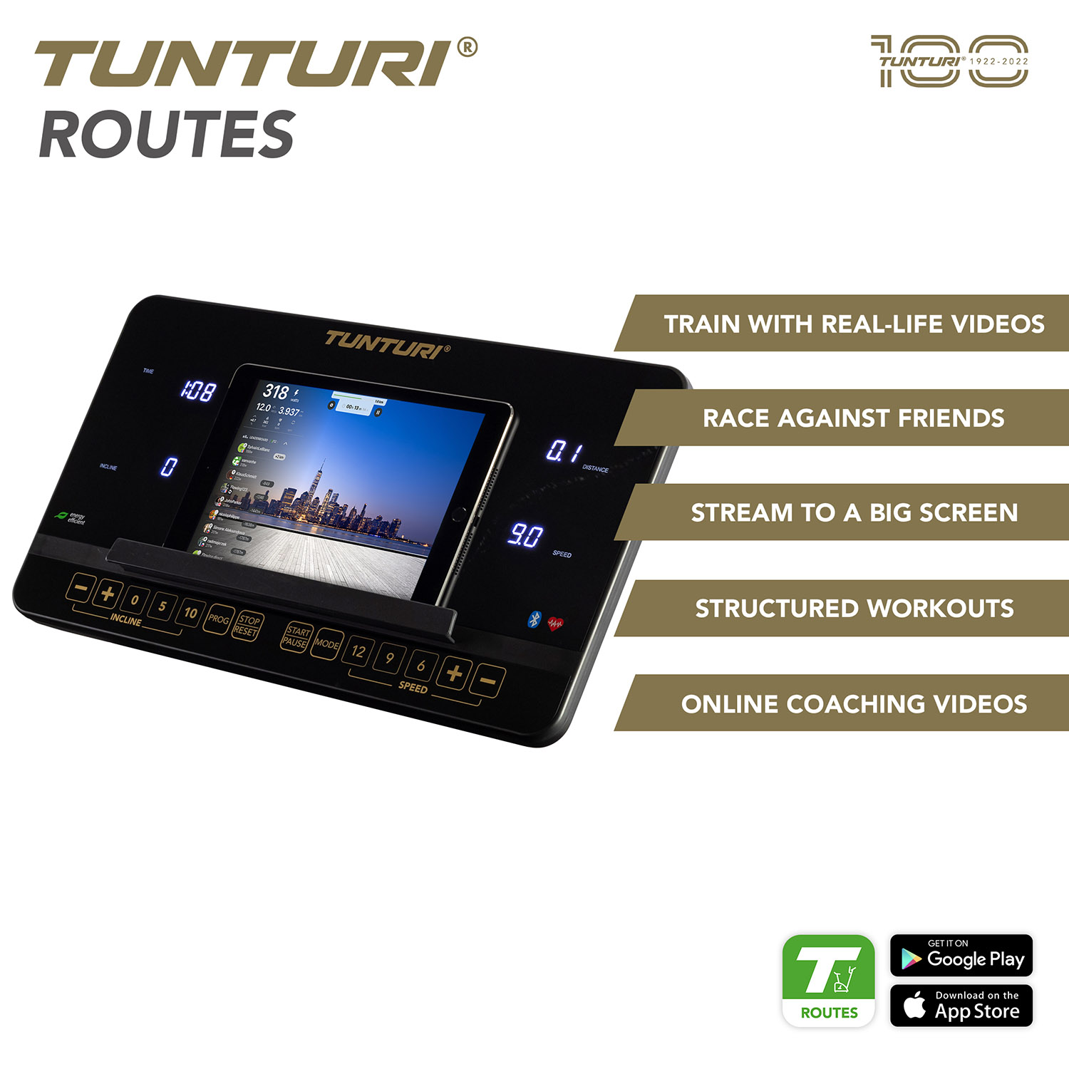 Беговая дорожка Tunturi Centuri T100 22CRN10000