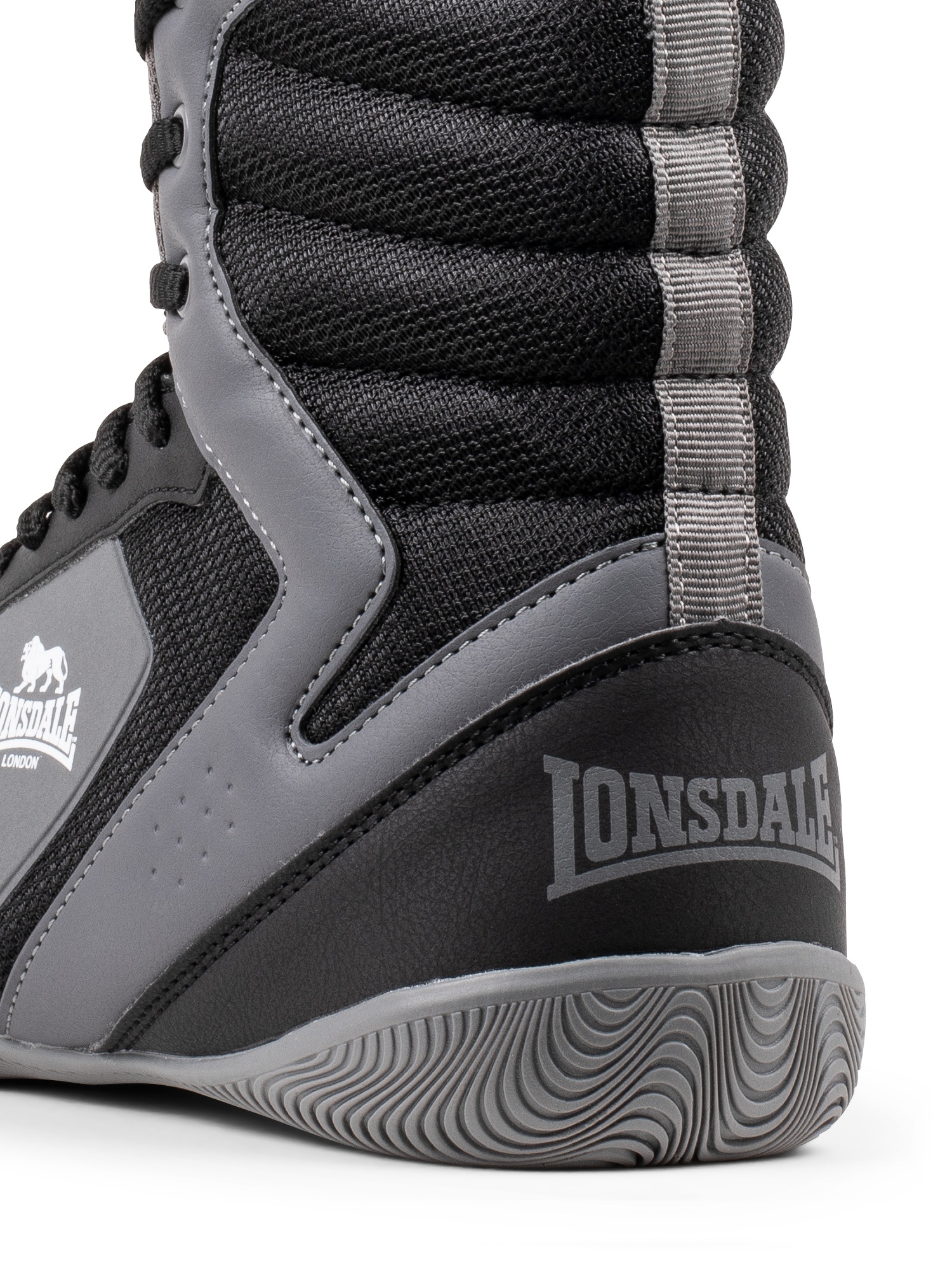 Боксерки Lonsdale Heskin 160047 BK/GR/WH черный\серый\белый